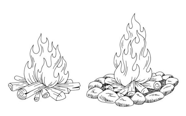 Костер скетч