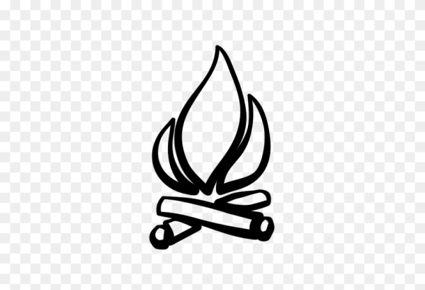 Костер вектор