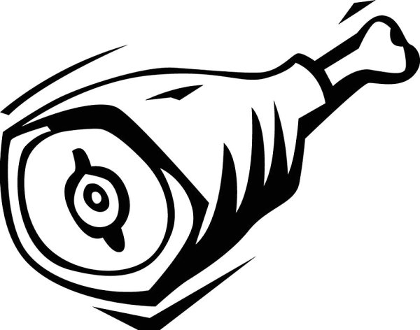 Кусок мяса эскиз