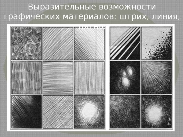 Графические материалы для рисования