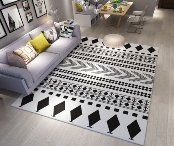 Ковер в скандинавском стиле