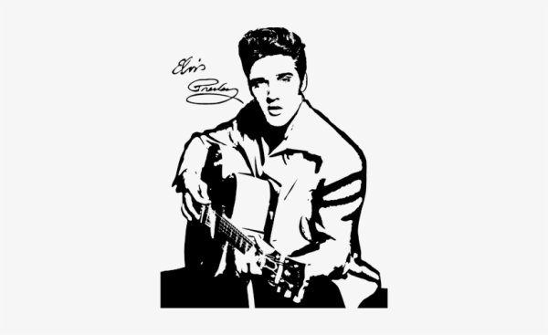 Элвис Пресли иллюстрация вектор