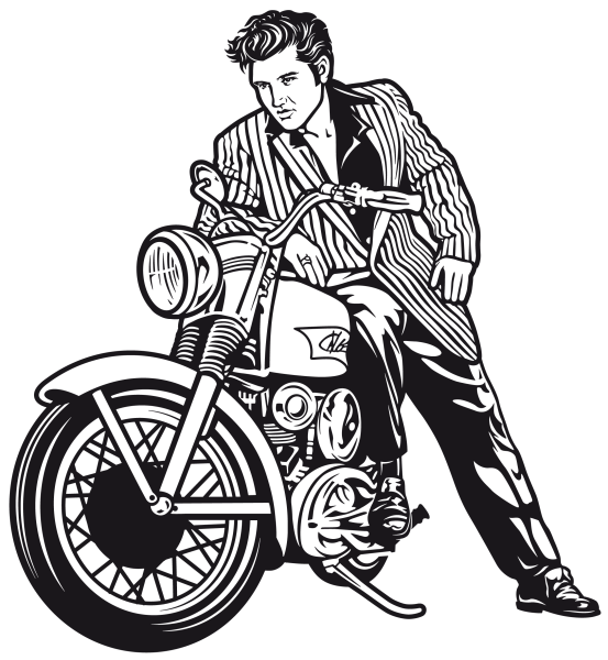 Элвис Пресли раскраска