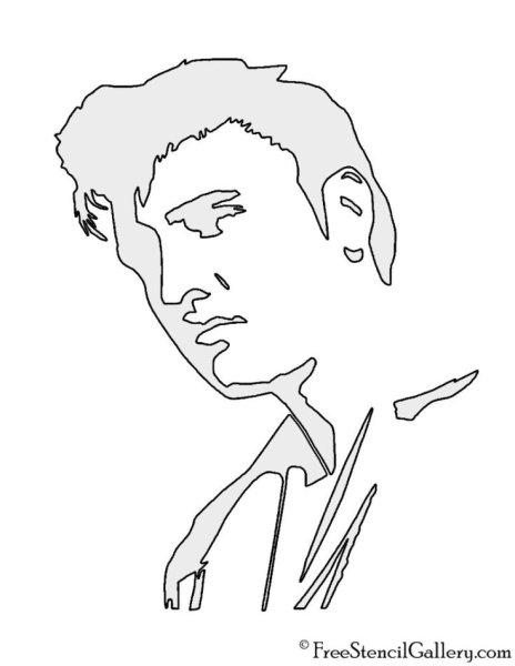 Elvis Presley Stencil