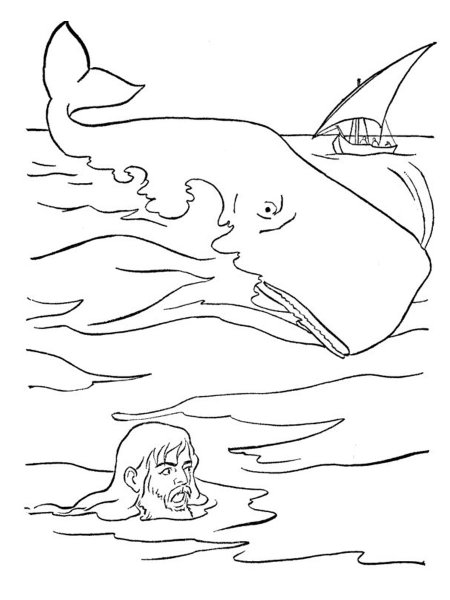 Раскраска к рассказу акула