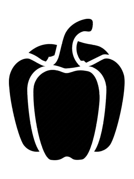 Перец раскраска