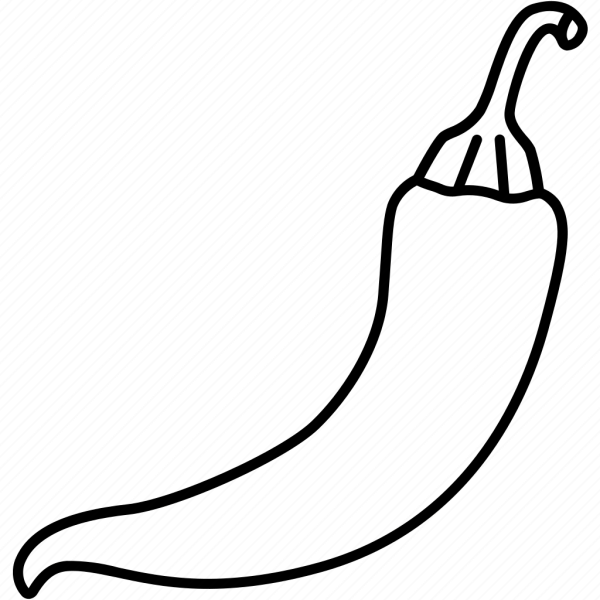 Перец раскраска