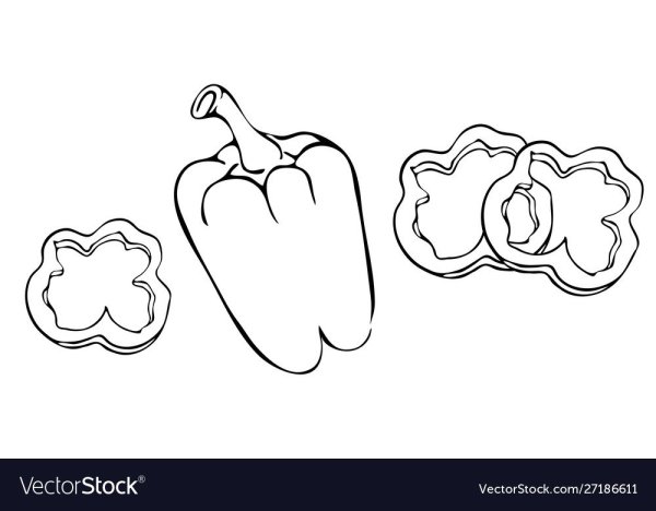 Перец вектор чб