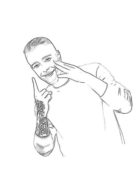 Егор Крид для срисовки