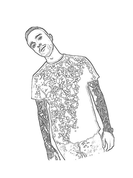 Егор Крид рисунок