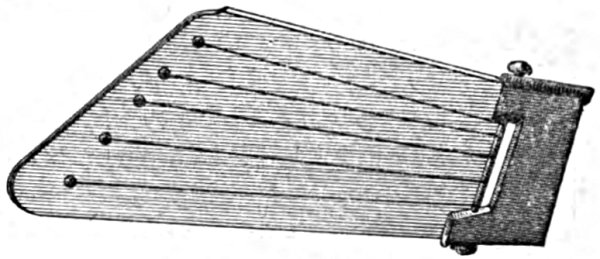 Гусли 9 струн чертеж