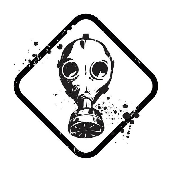 Противогаз стикер