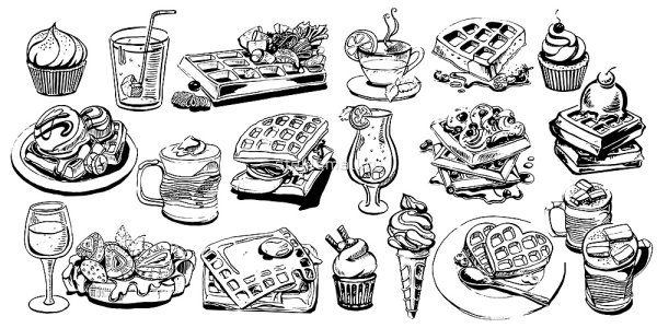 Графическая еда