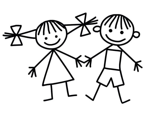 Дети раскраска для детей