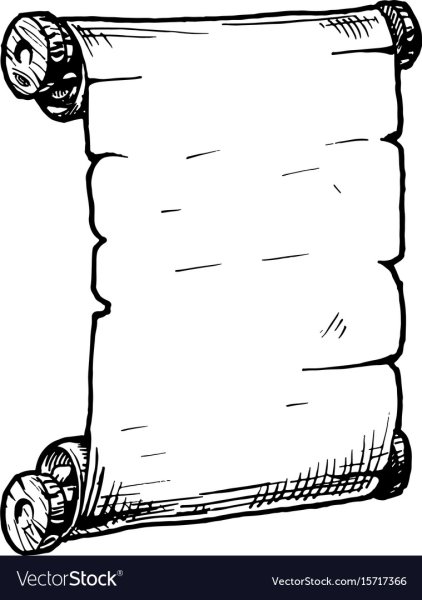 Свиток на прозрачном фоне