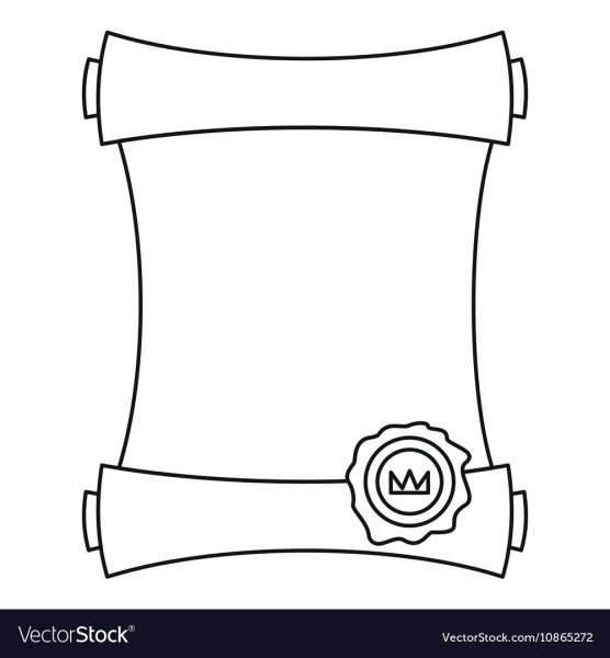 Свиток силуэт