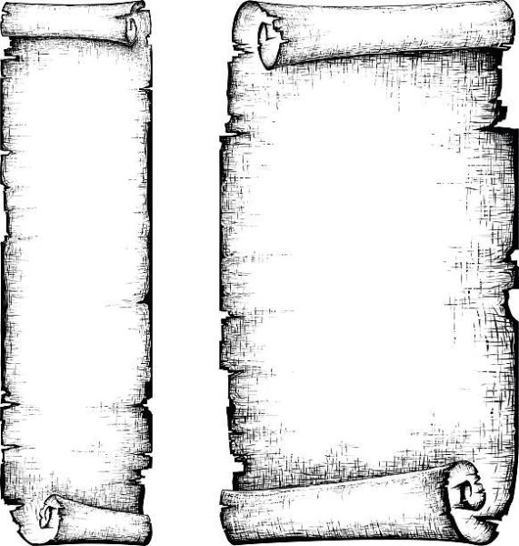 Свиток картинка для надписи