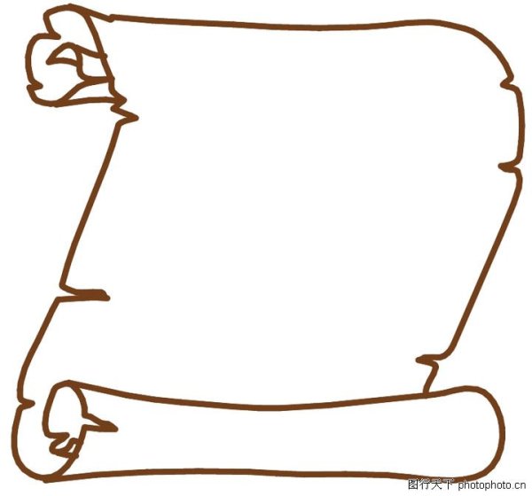 Свиток черно белый