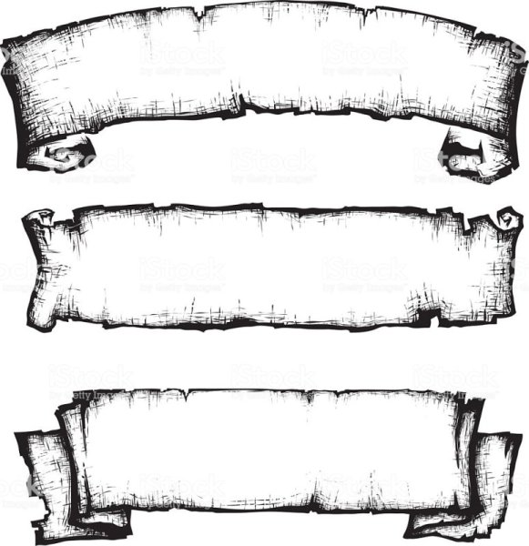 Старинный свиток для заголовка