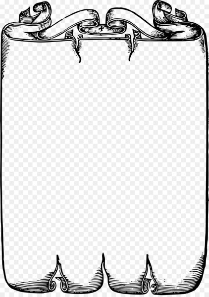 Рамка для текста черно-белая