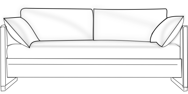 Диван распечатка