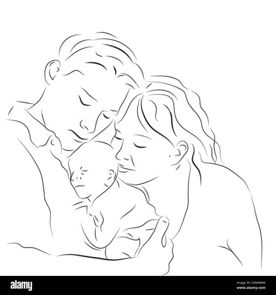 Мама набросок