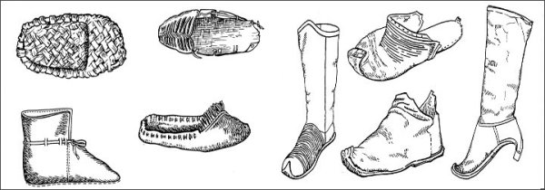 Украинские лапти лычаки