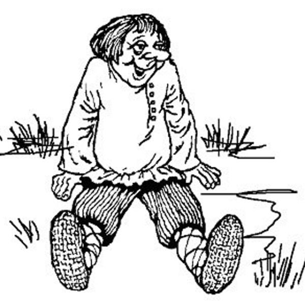 Лапти рисунок