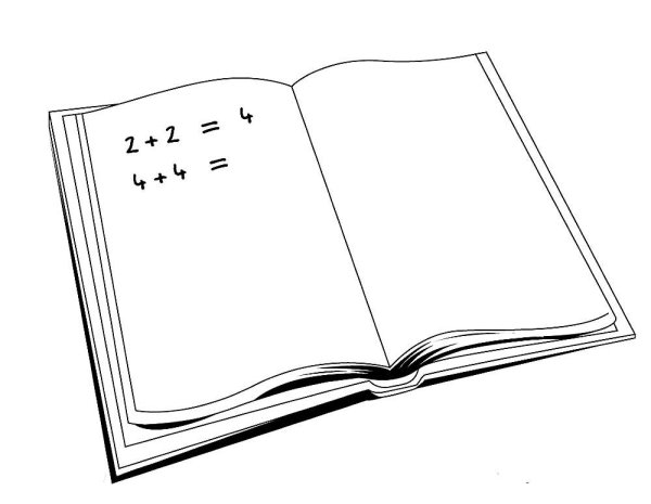 Раскраска тетрадь