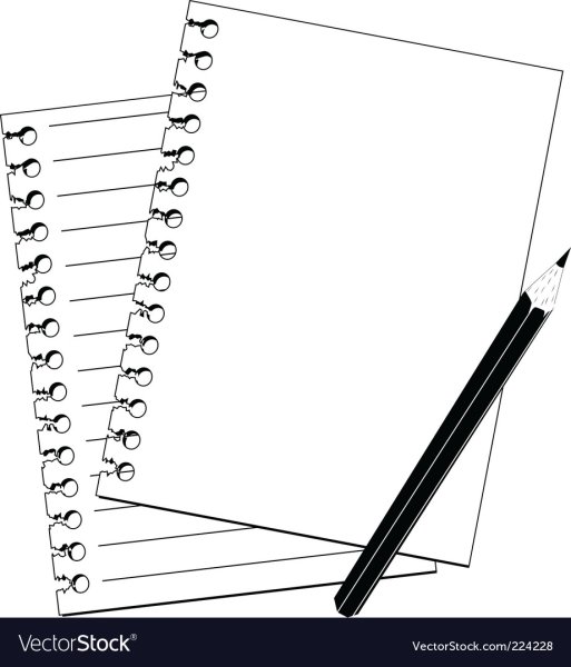 Рисунки в тетради