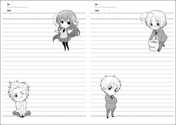 Лист из блокнота