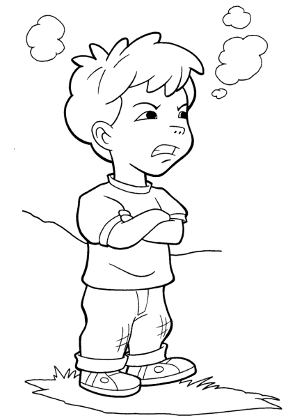 Лицо раскраска для детей