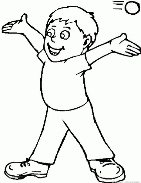 Контур мальчика