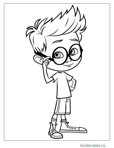 Мальчик для раскрашивания