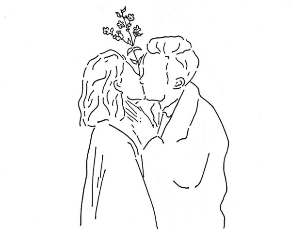 Влюбленные рисунок карандашом