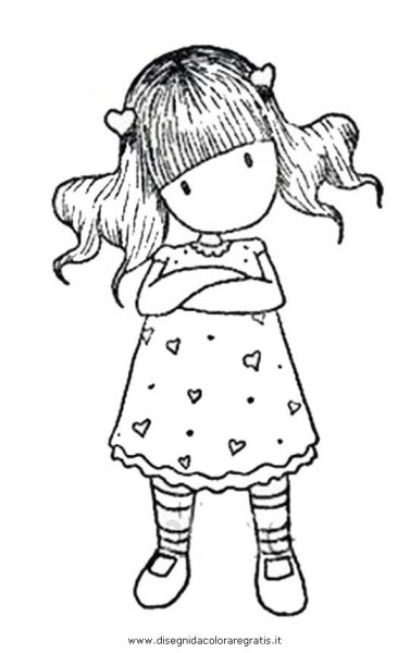 Рисунки кукол для раскрашивания