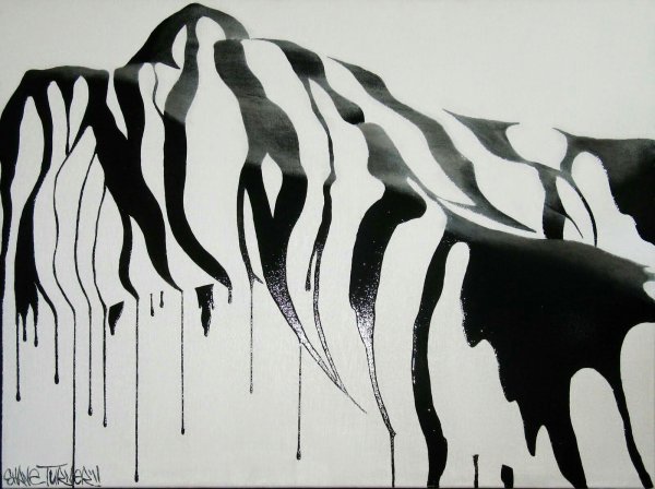 Современное искусство чёрно белое