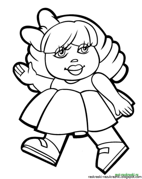 Кукла ЛОЛ Квин би раскраска