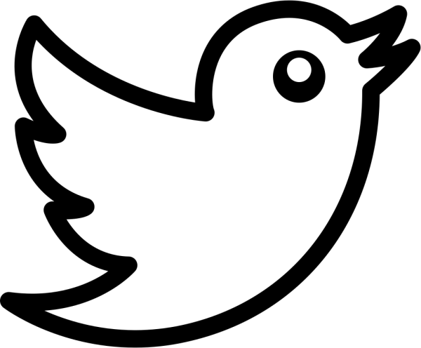 Птичка контур