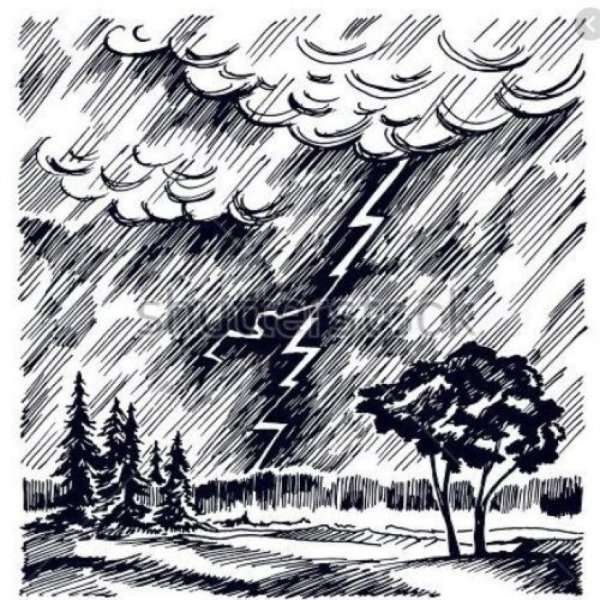 Гроза карандашом