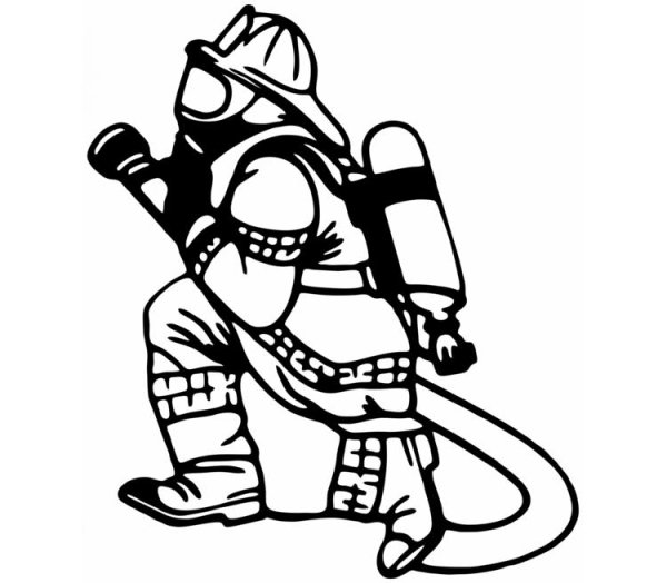 Пожарные наклейки