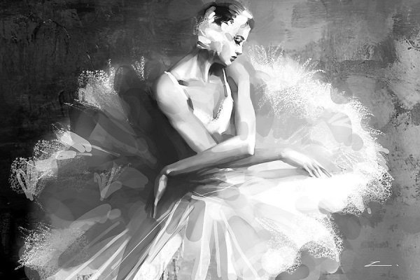 Черно белые картины