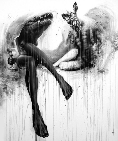 Черно белые картины