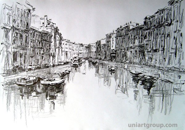 Сажнов Дмитрий художник-Графика карандашом