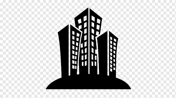 Силуэт офисного здания