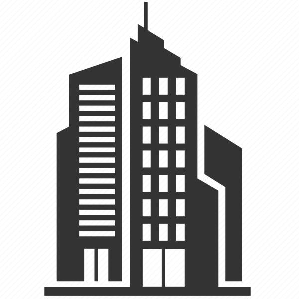 Силуэты многоэтажных домов