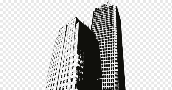 Очертания небоскребов