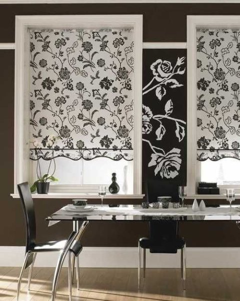 Ролл шторы на кухню