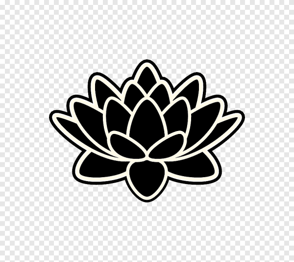 Стилизованный цветок лотоса
