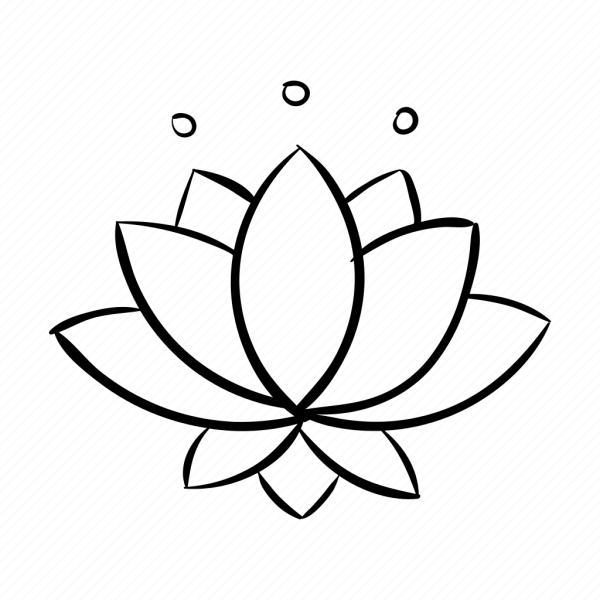 Лотос схематично